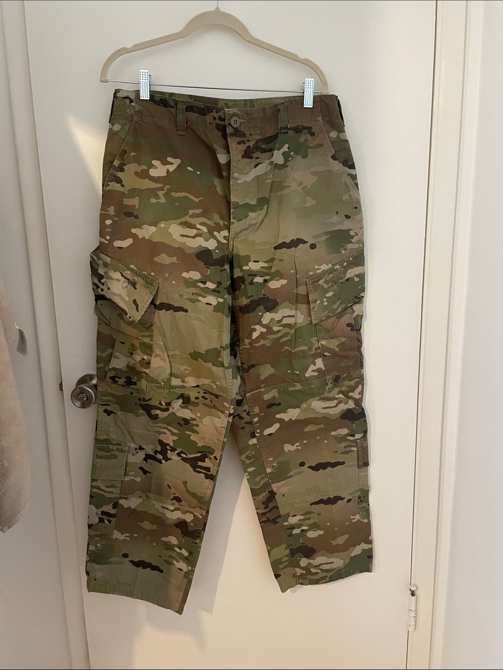 Men's Tactical Cargo Pants - Camo Green